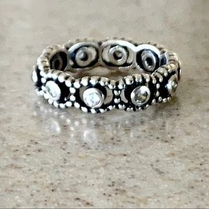 Sterling silver Pandora ring size 6